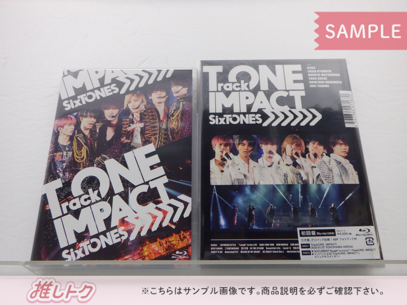 SixTONES Blu-ray 2点セット Track ONE IMPACT 初回盤(三方背