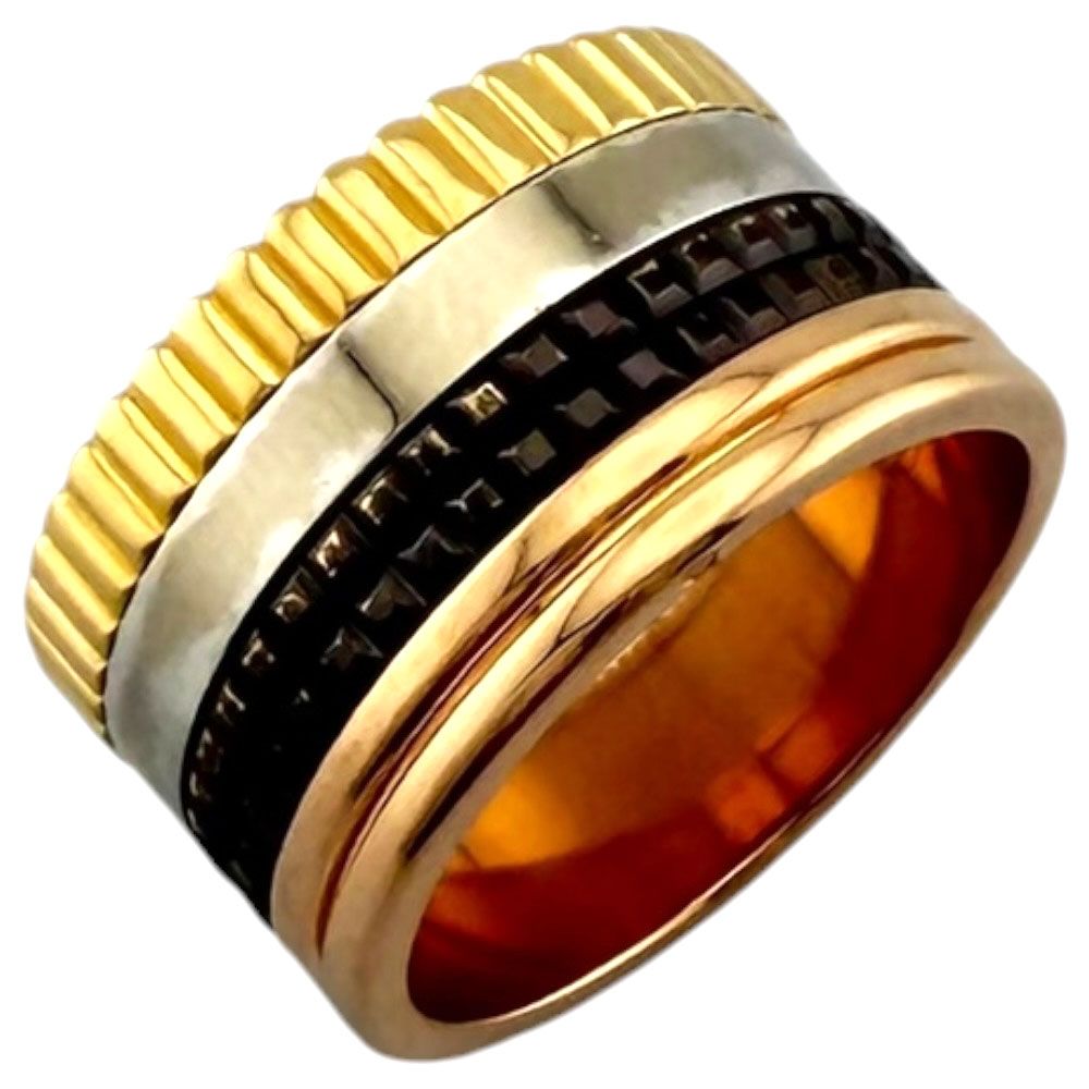 ブシュロン キャトルクラシック ラージ リング 指輪 12号 18金 K18イエローゴールド レディース Boucheron 中古 ブシュロン