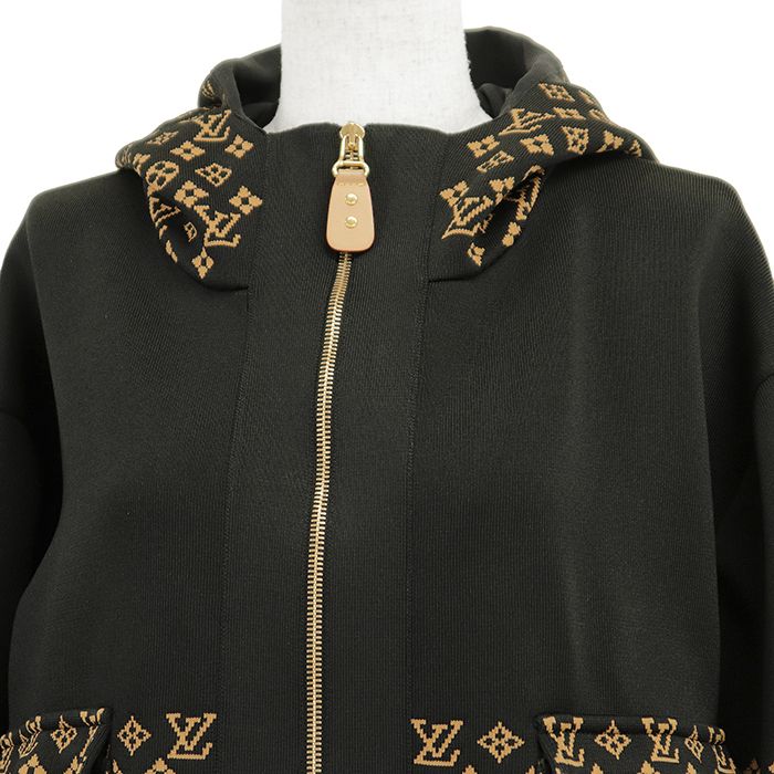 美品】LOUIS VUITTON ルイ・ヴィトン フーデッドニットジャケット