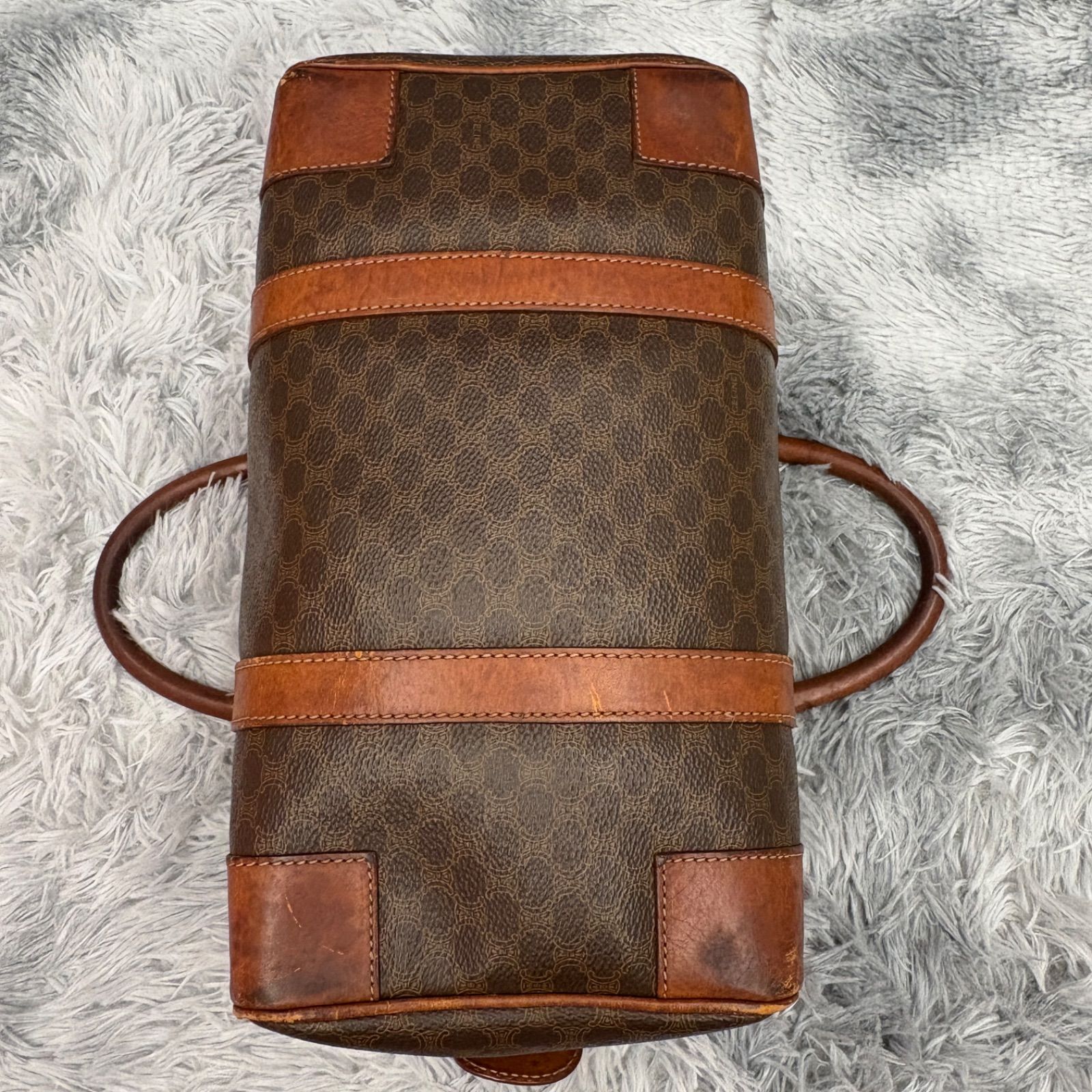 CELINE セリーヌ ハンドバッグ マカダム柄 トリオンフ ミニボストン