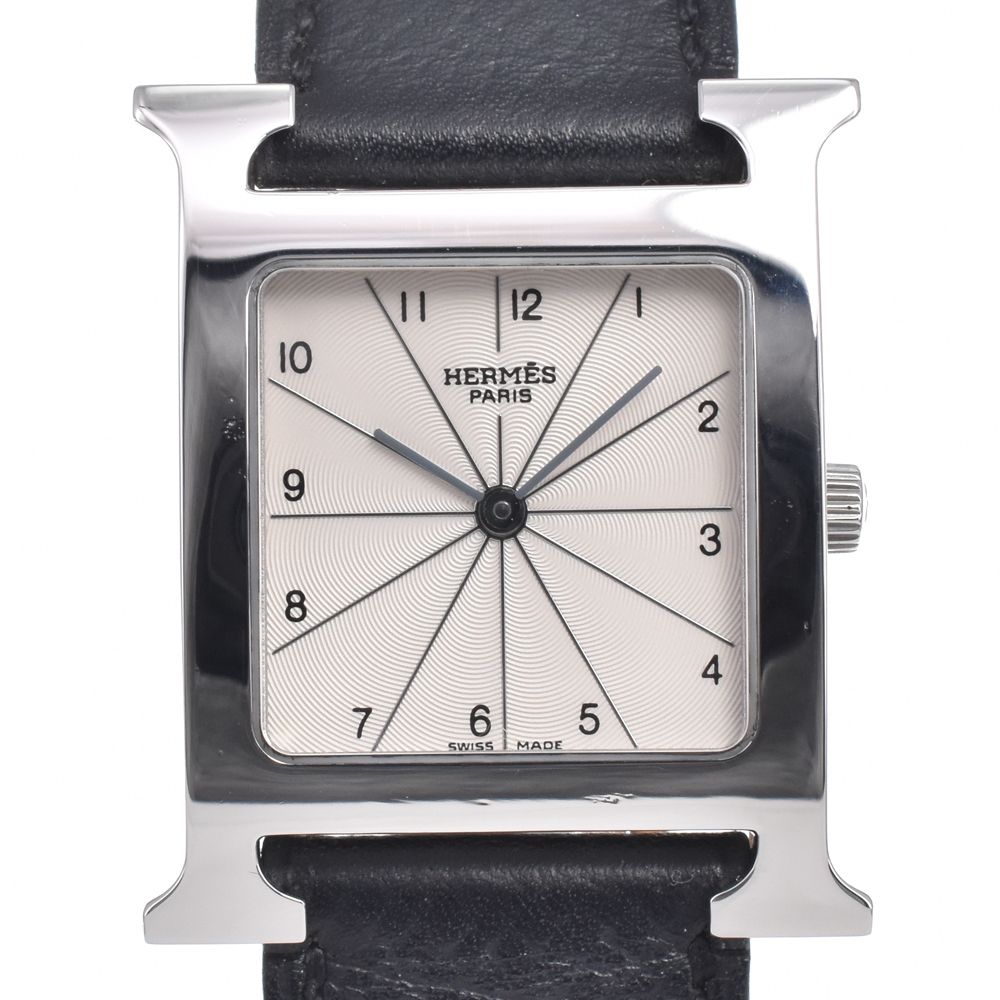 エルメス HERMES HH1.510 Hウォッチ シルバー クォーツ ユニセックス 良品 腕時計 L#150893