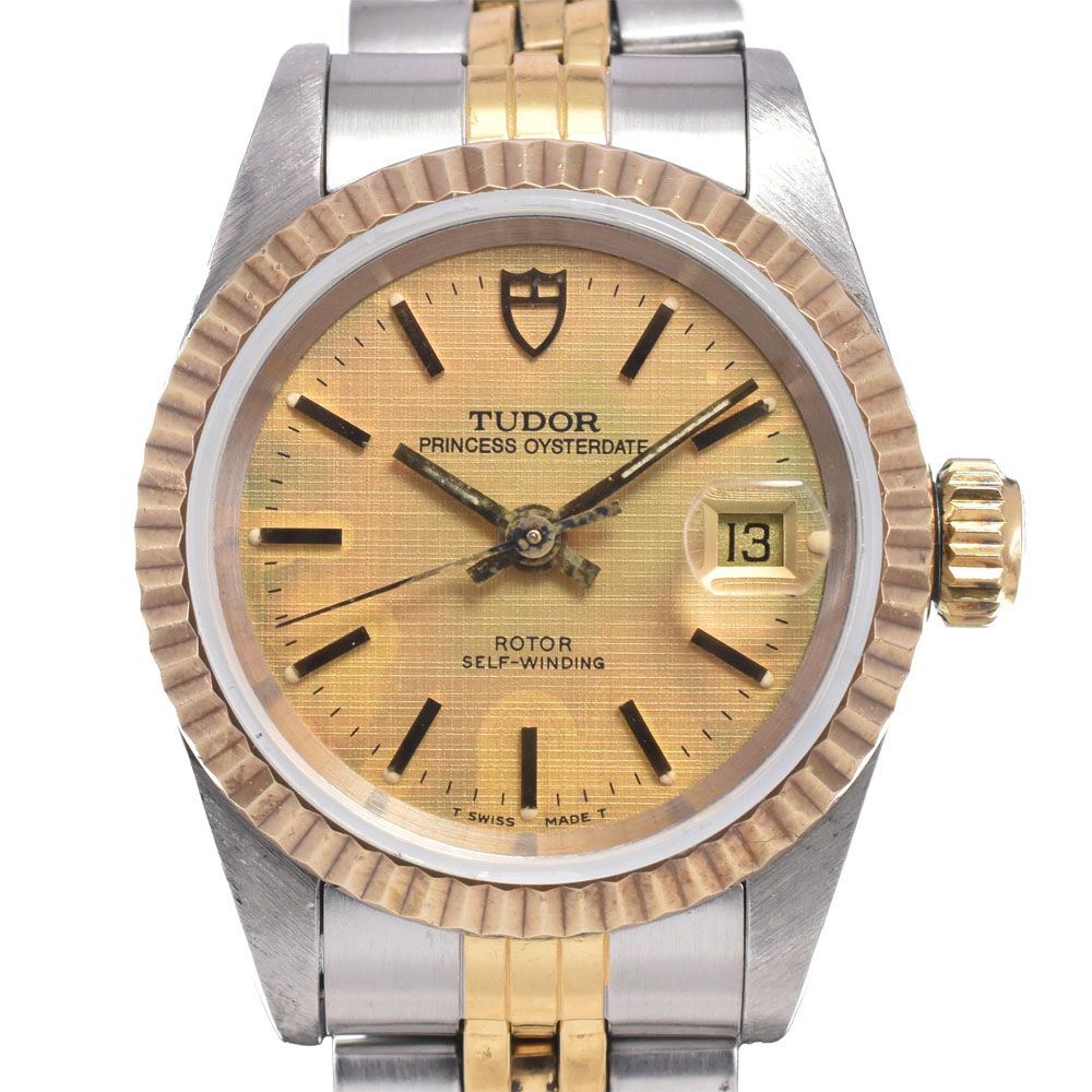 チューダー TUDOR 92413 プリンセス オイスターデイト ゴールド 自動巻き レディース 腕時計 L#150510