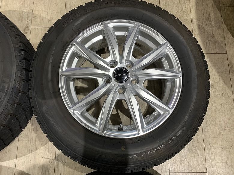2609036】スタッドレス Exsteer 15インチ 6J +43 PCD100 5H 67mm ICE