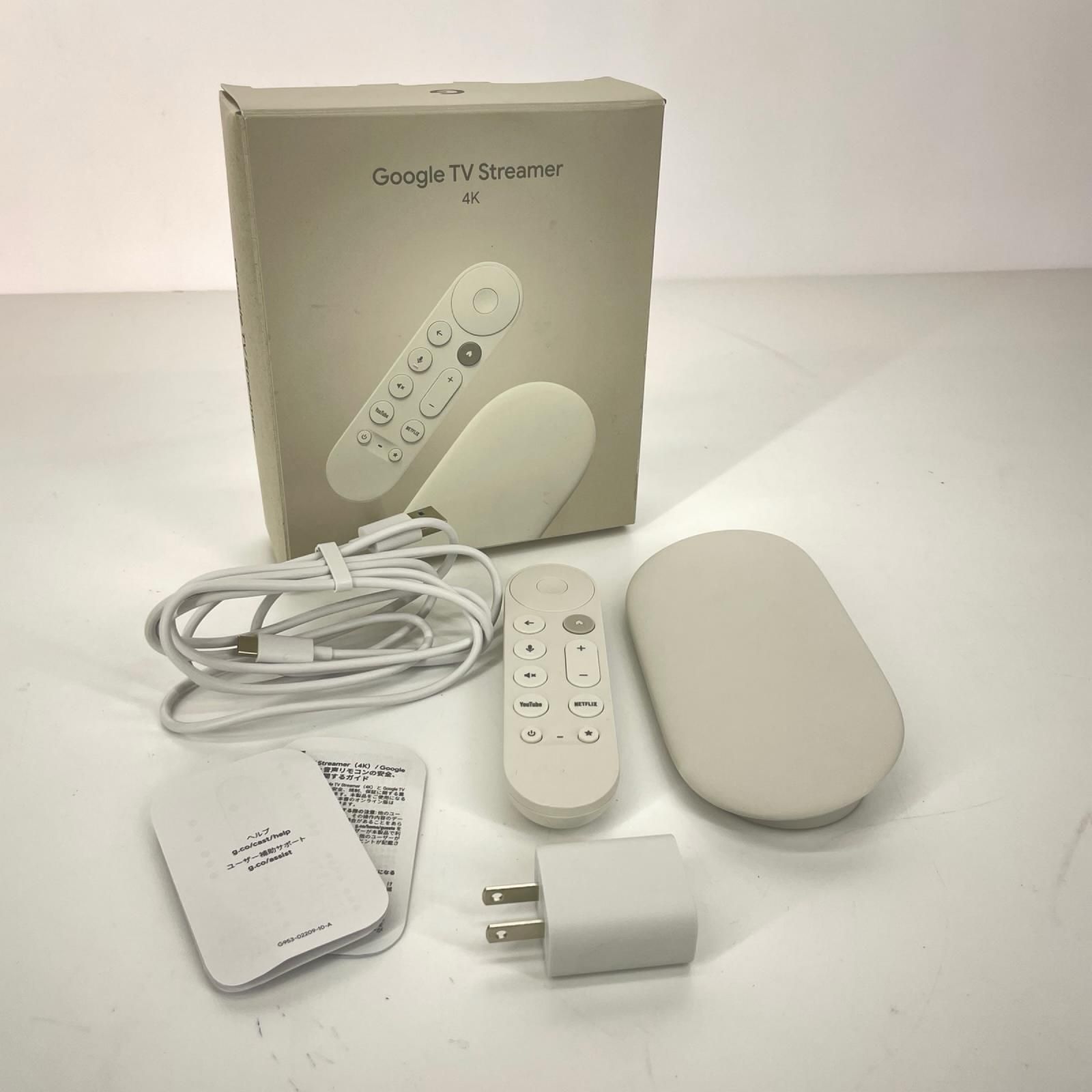Google グーグル Google TV Streamer 4K ストリーミングデバイス GRS6B