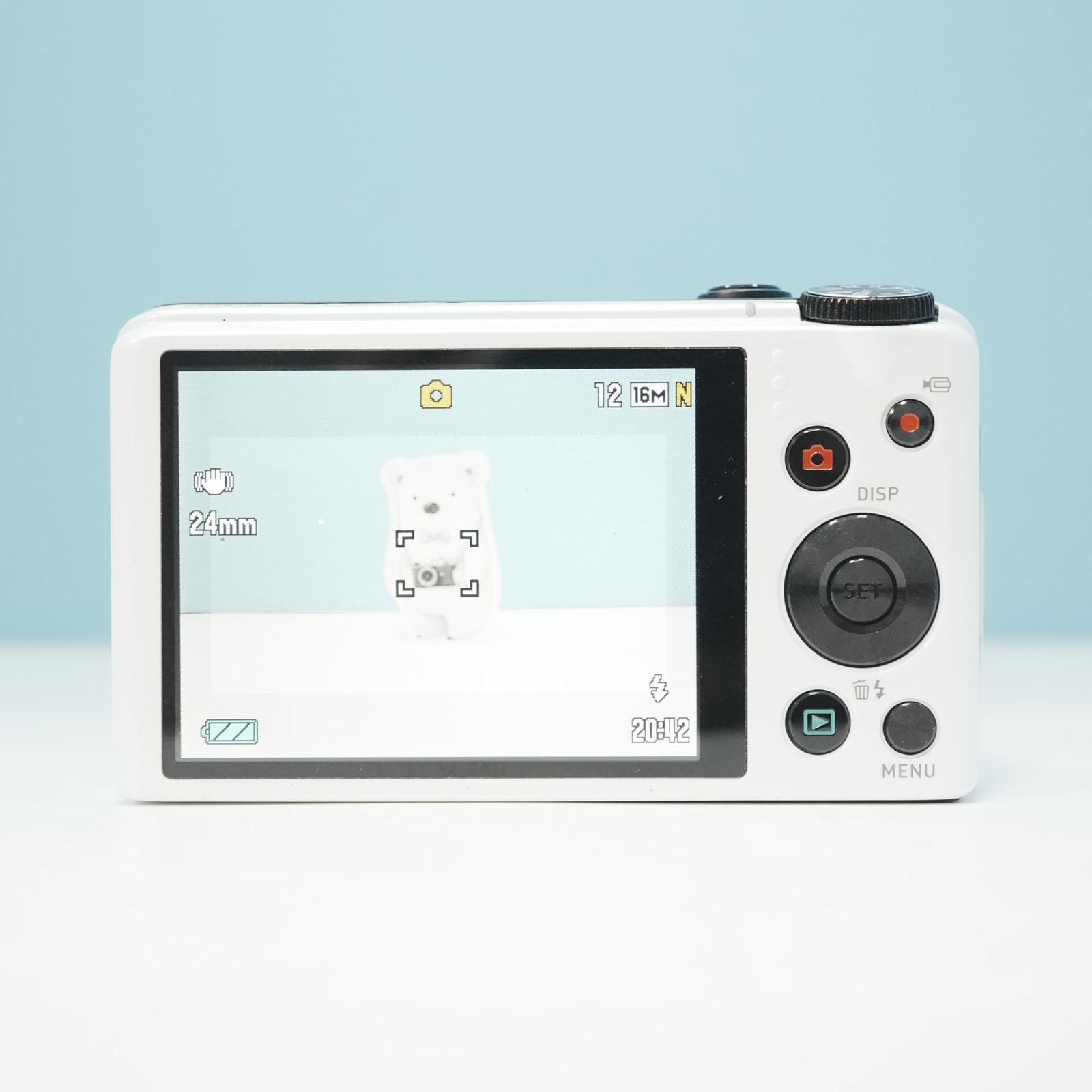 CASIO EXILIM EX-ZR200 デジカメ スマホ転送OK フルセット シロクマ