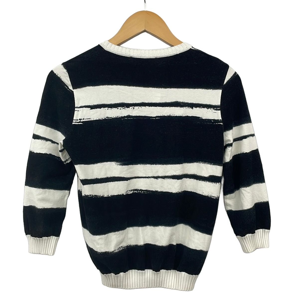 BLUMARINE(ブルマリン) カーディガン レディース美品 黒×アイボリー