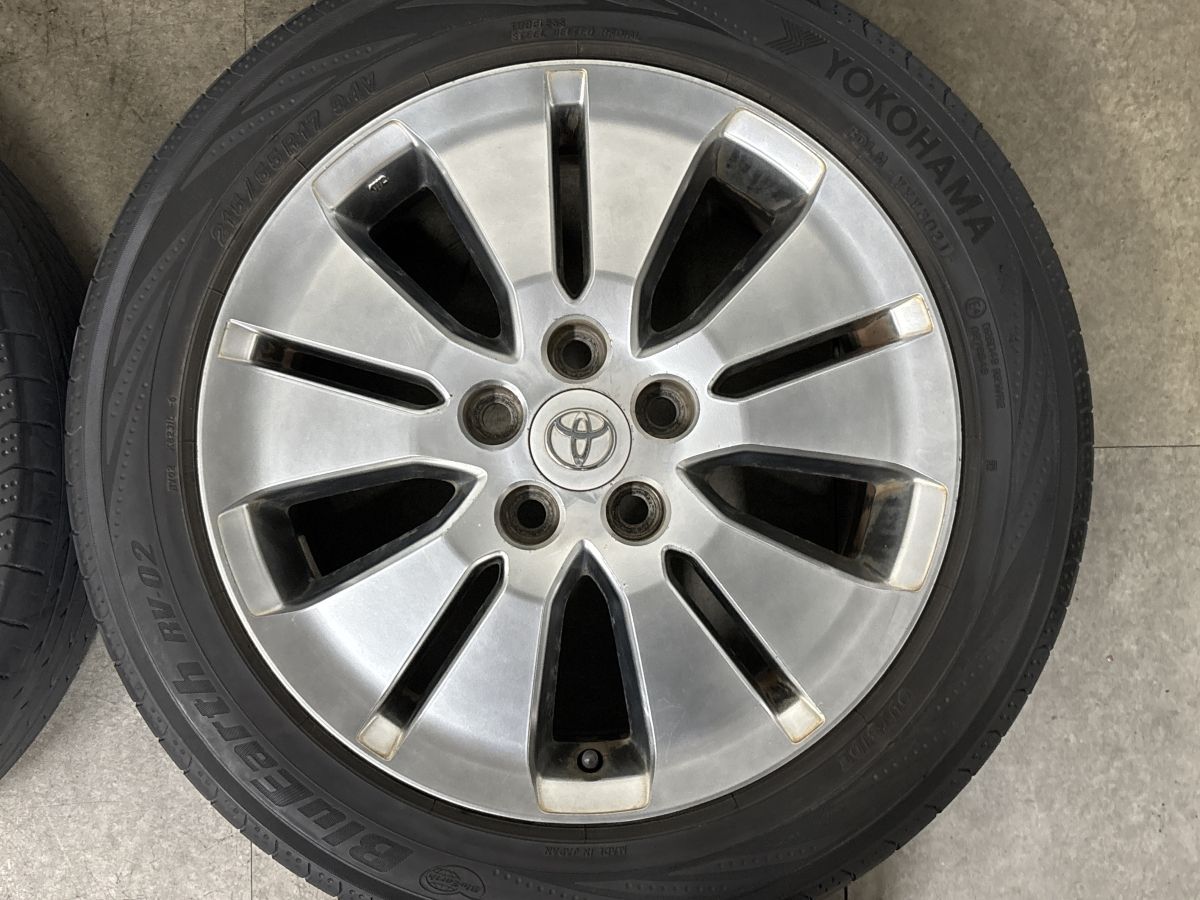 ホイールのみ販売可】トヨタ 10系 アルファード 純正 17in 7JJ +45