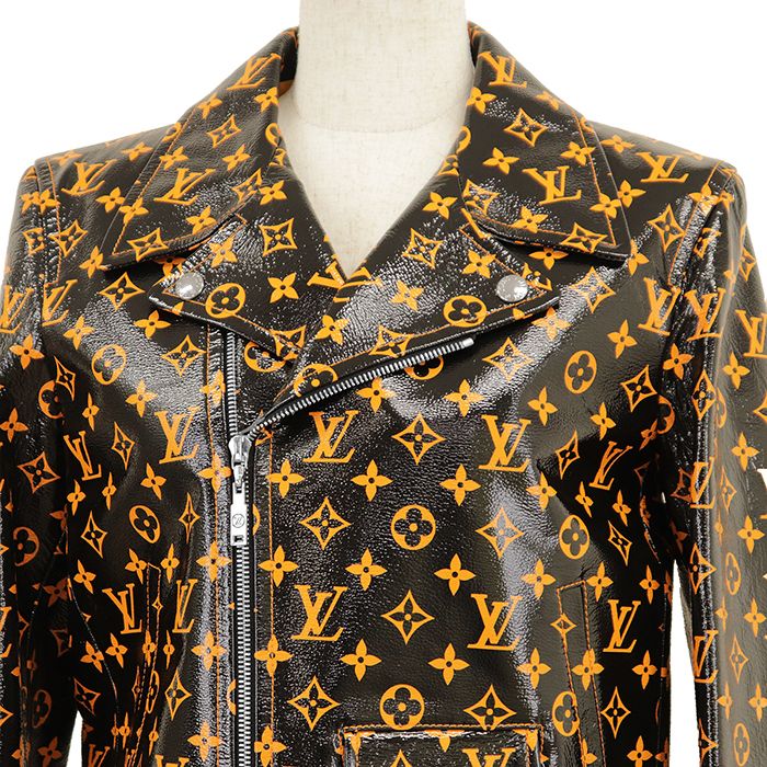 新品同様】LOUIS VUITTON ルイ・ヴィトン ダブルライダースジャケット