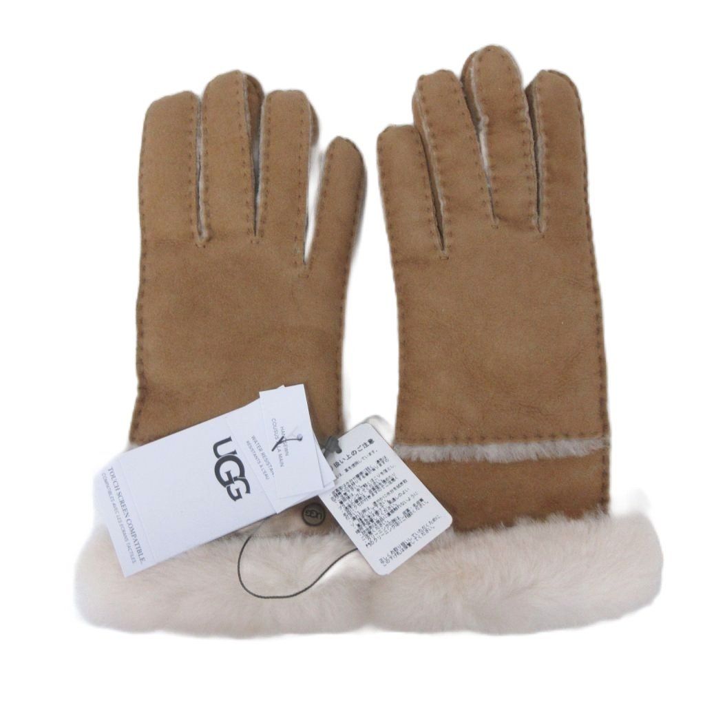 アグ オーストラリア UGG australia タグ付 レザーグローブ シープ
