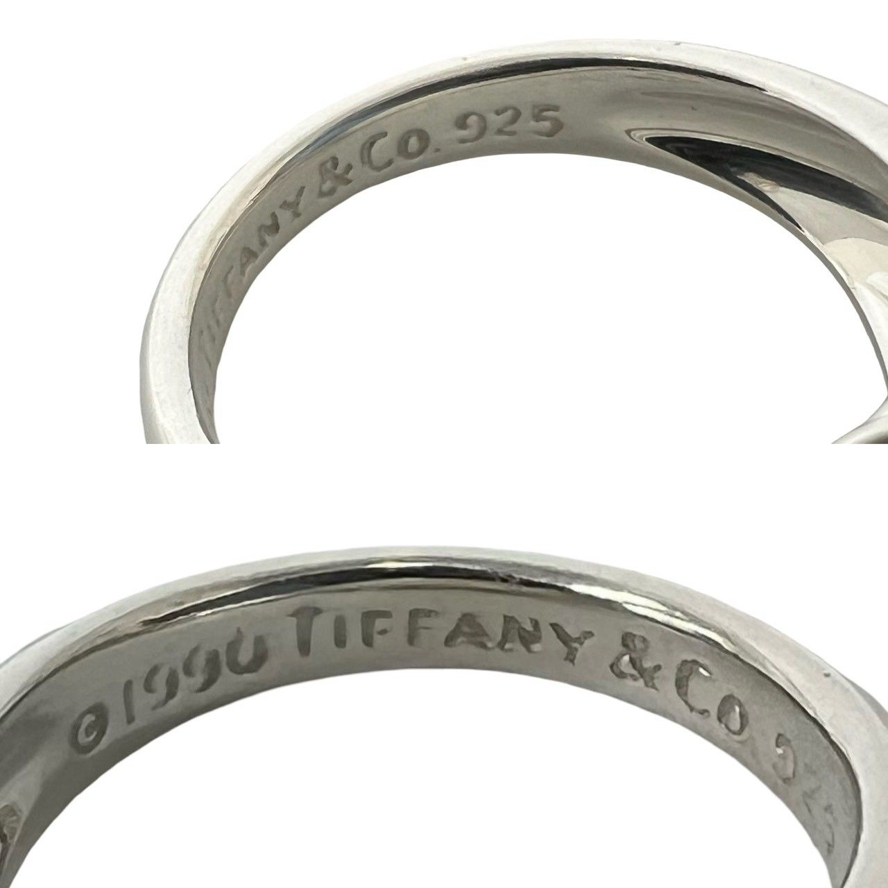 極 美品 TIFFANY&Co. ティファニー ヴィンテージ シグネチャー クロス