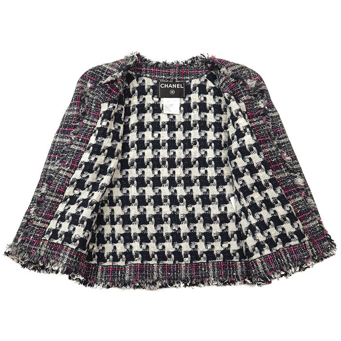 美品】CHANEL シャネル ツイードジャケット サイズ 38 レディース 07P