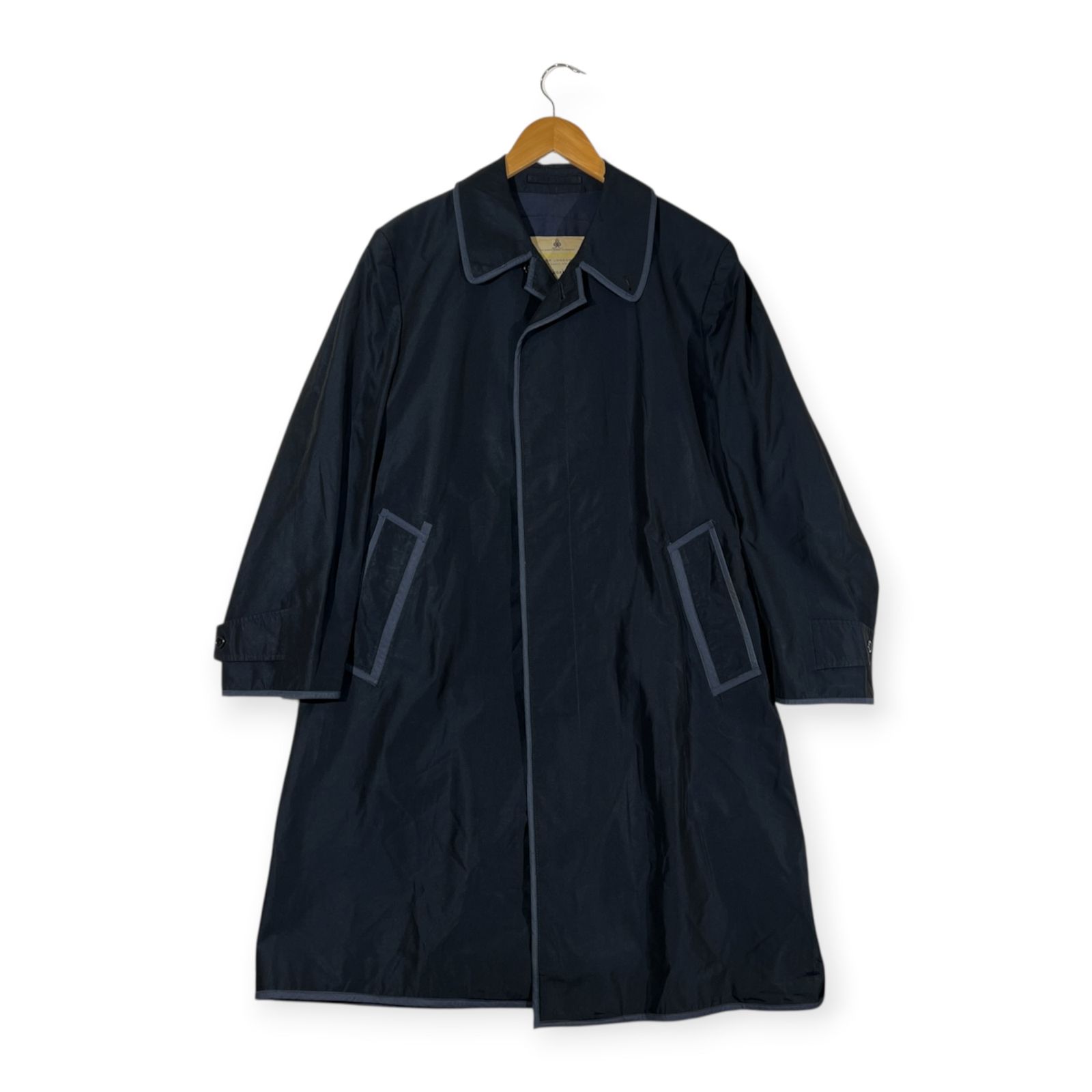 シルク100% Aquascutum アクアスキュータム ステンカラーコート