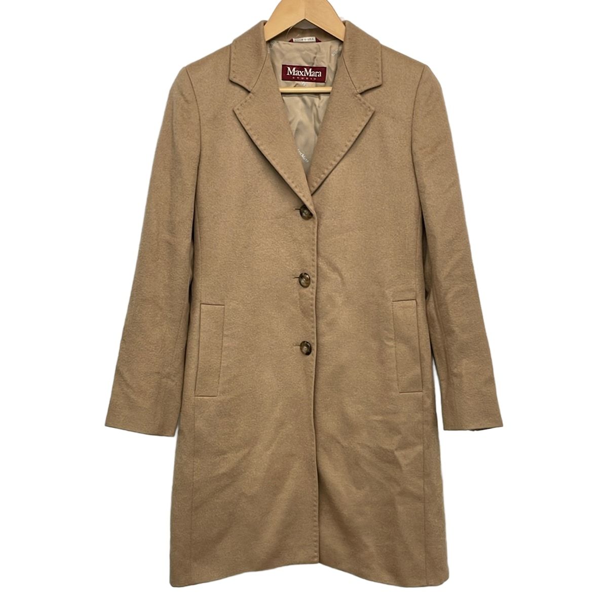 Max Mara STUDIO(マックスマーラスタジオ) コート サイズ38 M レディース美品 ベージュ