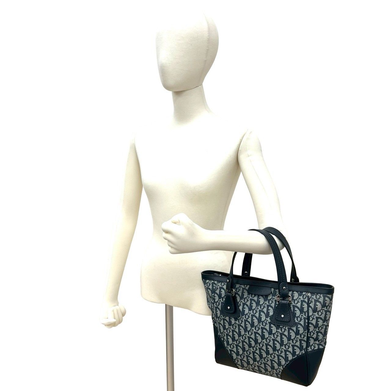 極 美品 Christian Dior ディオール トロッター 柄 CD ロゴ 金具