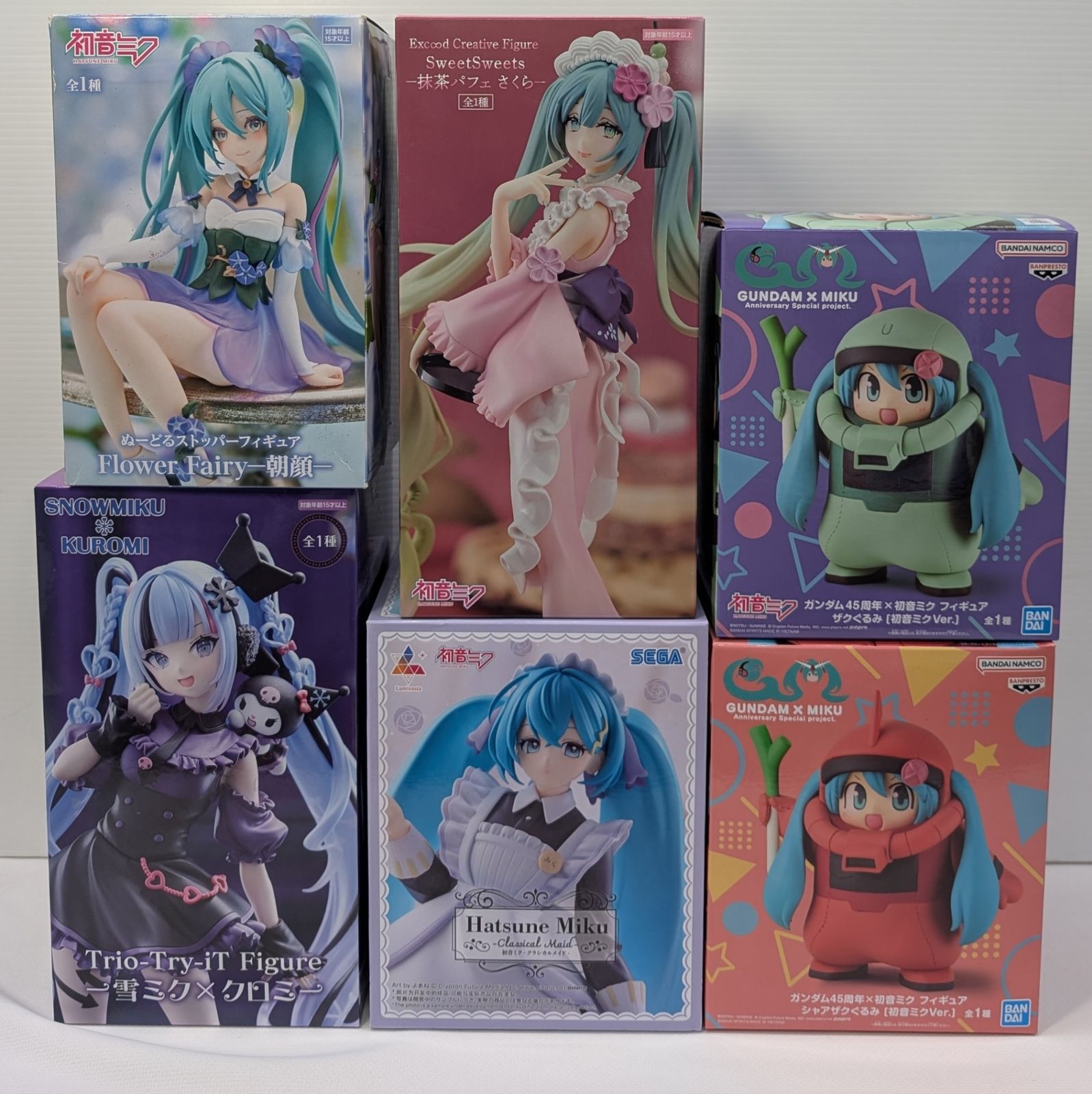 初音ミク 開封 フィギュア 6体セット - メルカリ