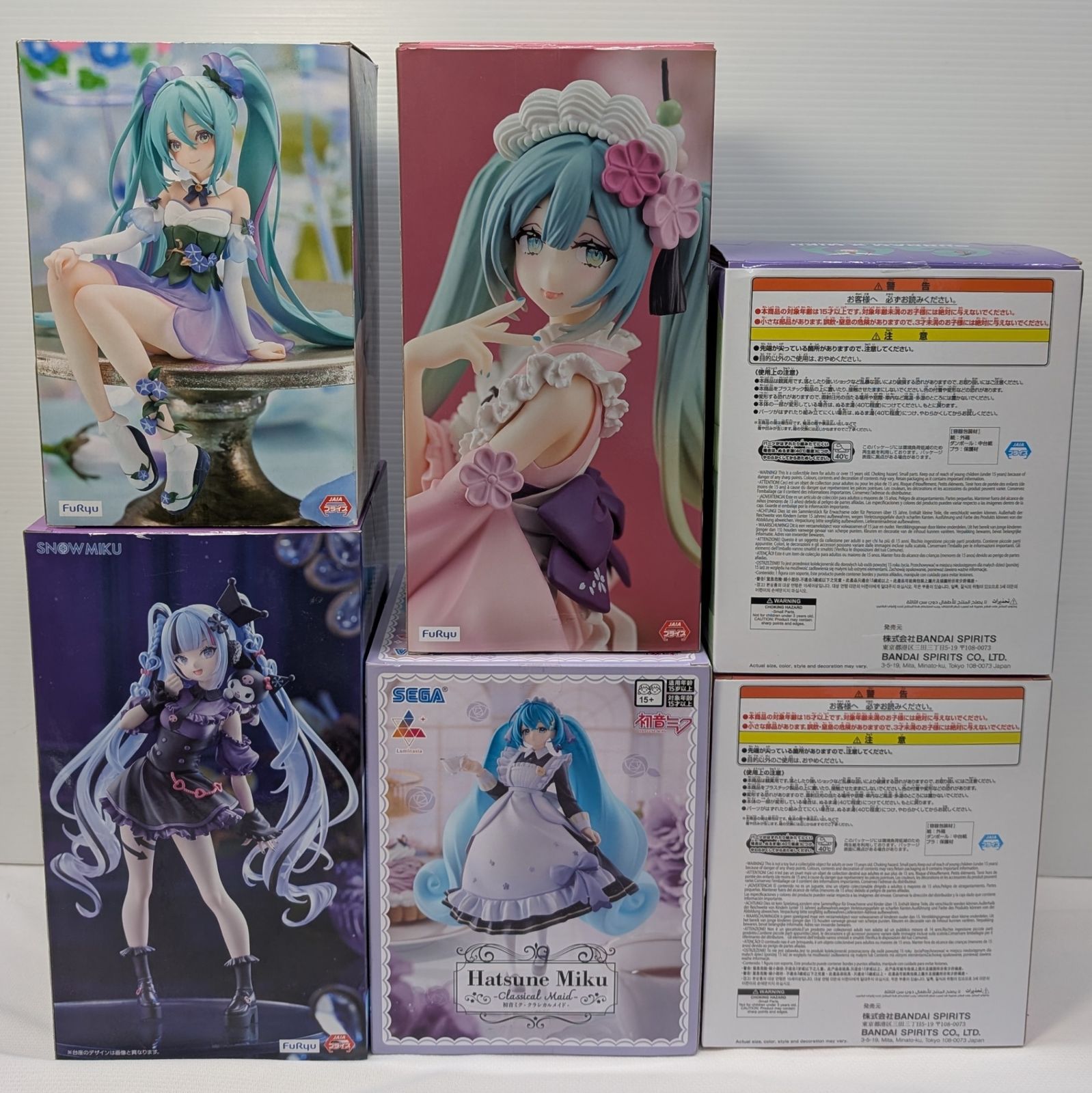 初音ミク 開封 フィギュア 6体セット - メルカリ