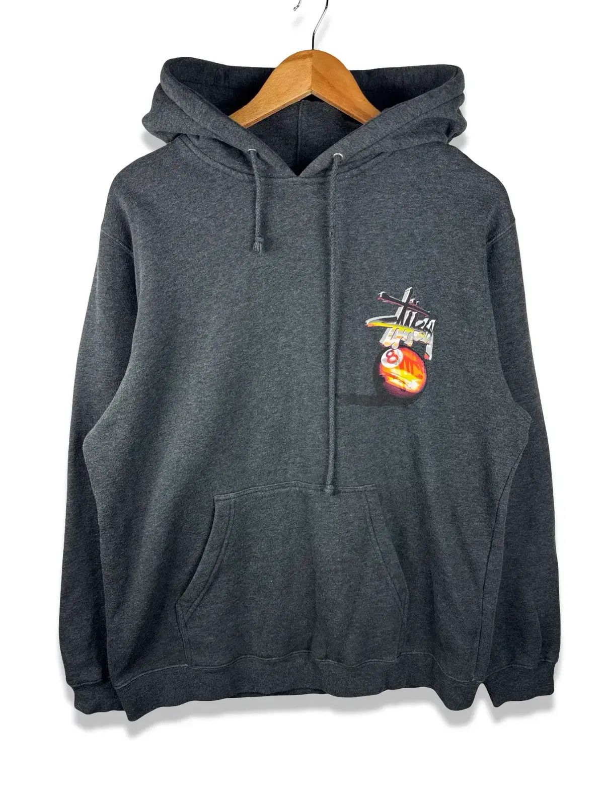 オールド STUSSY 8 ボール ダークグレー フーディー 4811 12,469円