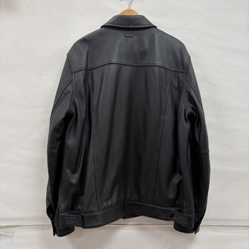 マイケルコース レザー トラッカー ジャケット MC59783 スナップボタン 羊革 メンズ L ISItems【USED】【古着】【中古】50169004