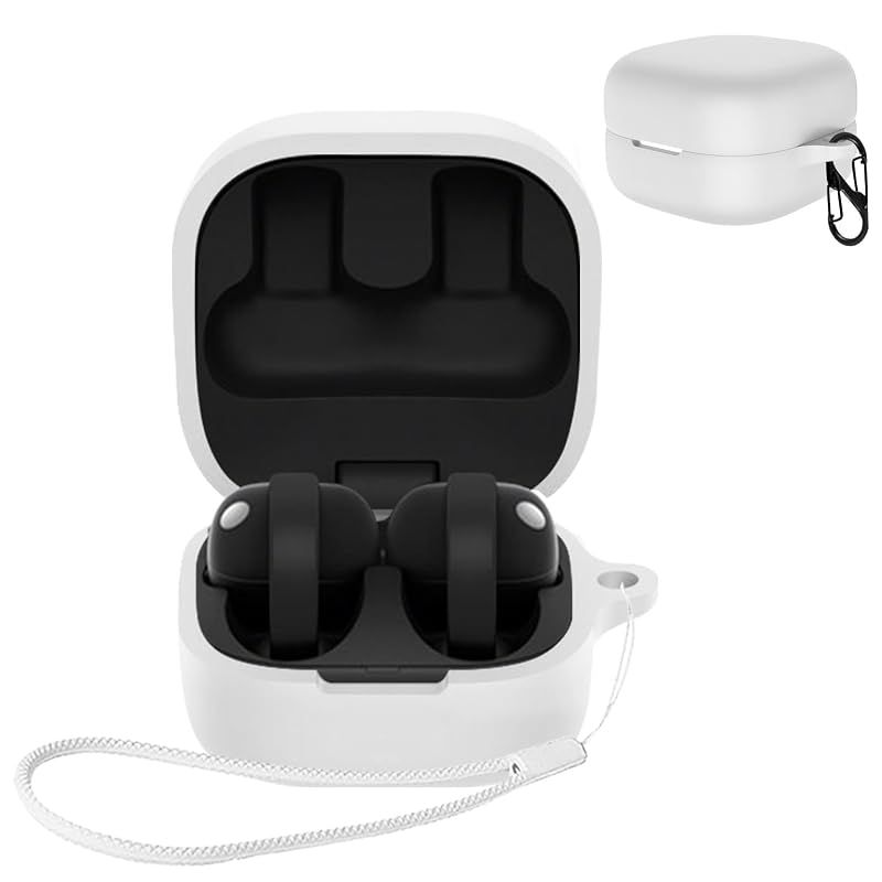 JIAYJP For LinkBuds Clip 用 ケース カバー軽量 薄型 滑り止め 収納カバー 全面保護 充電便利 LinkBuds Clip 保護ケース(ホワイト) 0