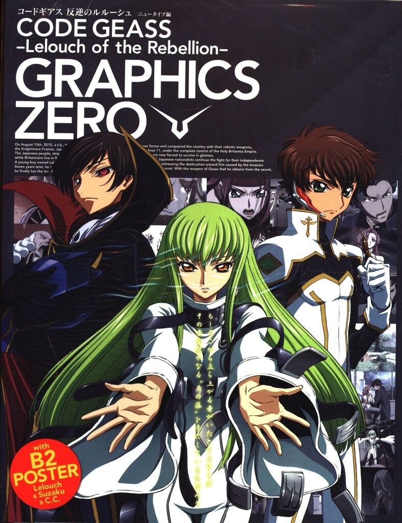 角川書店 コードギアス反逆のルルーシュ GRAPHICS ZERO ポスター付