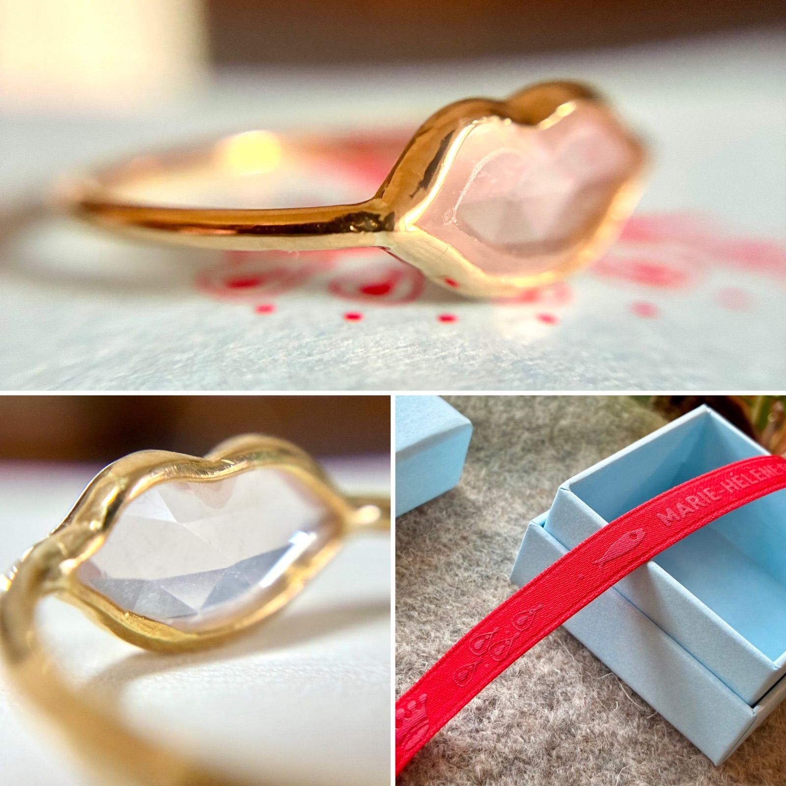 マリーエレーヌドゥタイヤック◇22K*スモールテンダーキスリング