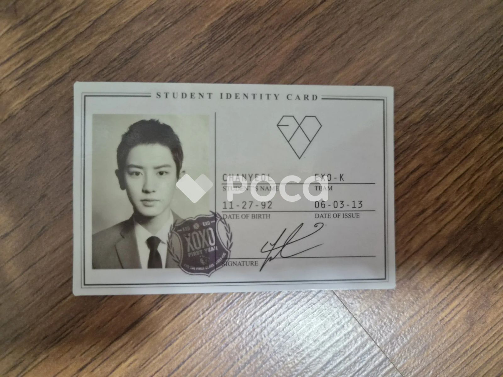 EXO チャニョル solo2 中国 popmerch 特典 トレカ 3枚セット EXO チャニョル XOXO (KISS＆HUG) - メルカリ
