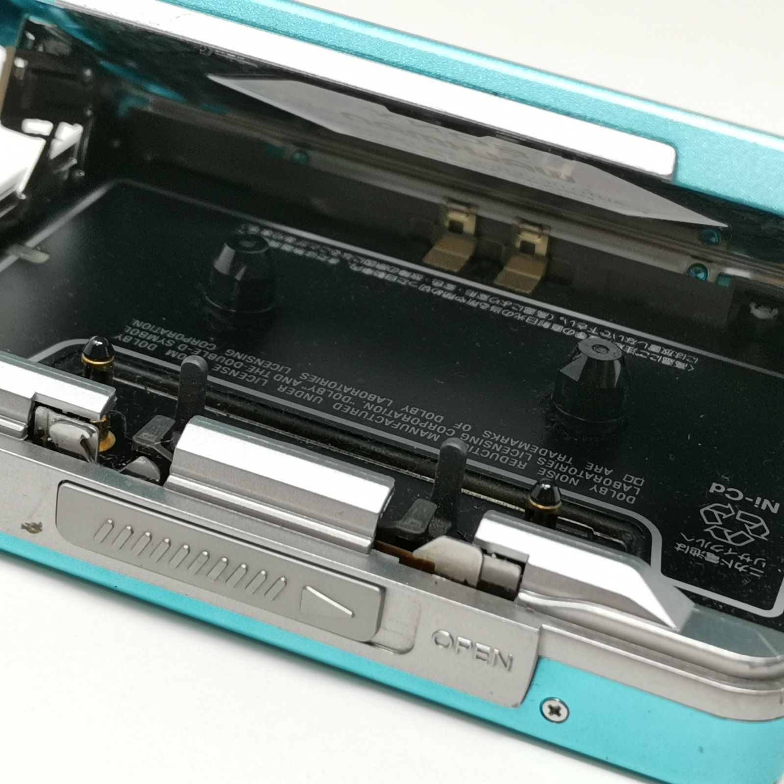 SONY WALKMAN WM-EX655 カセットウォークマン 水色 動作未確認 中古品