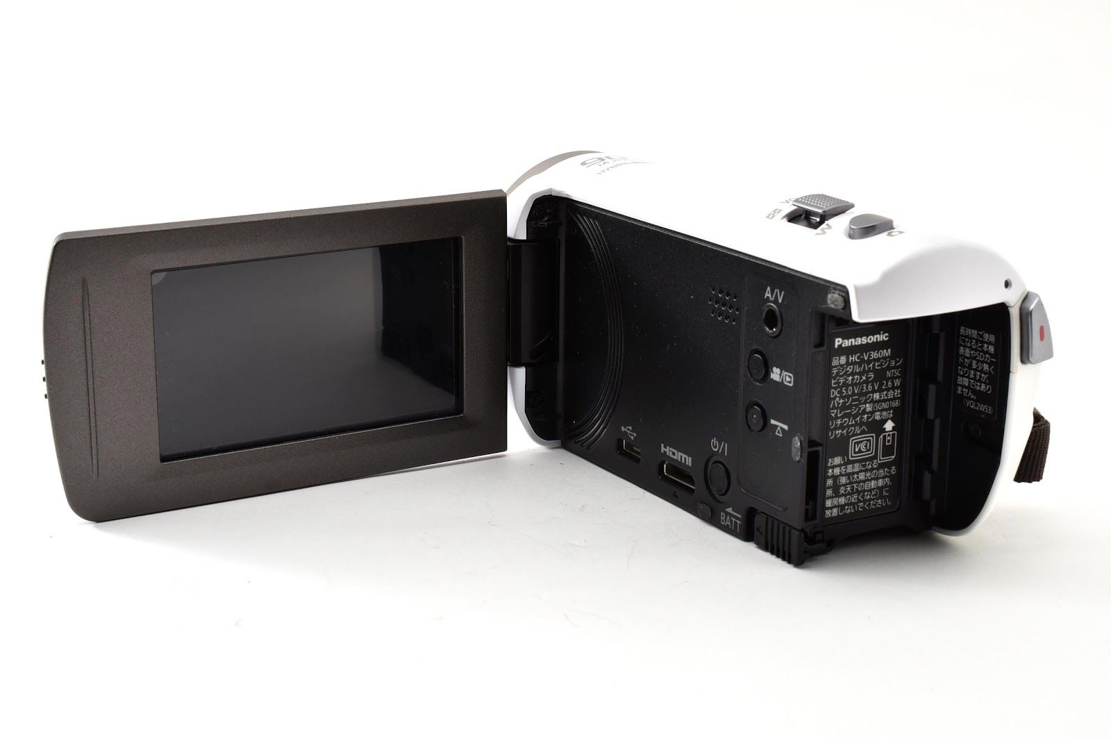 ☆美品☆ パナソニック Panasonic HC-V360M-W (ホワイト) デジタル