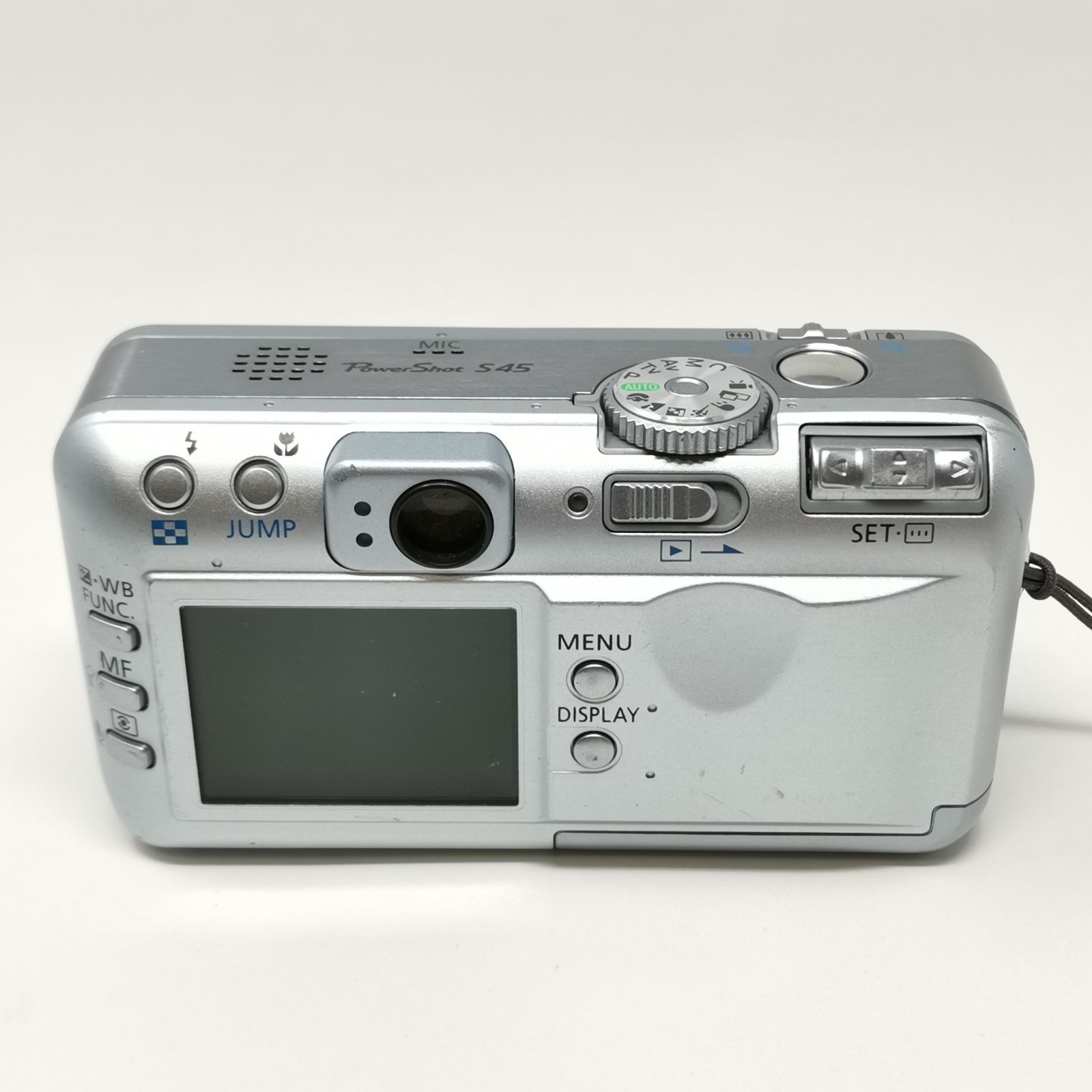Canon PowerShot S45 シルバー ジャンク カメラ コンデジ メモリー