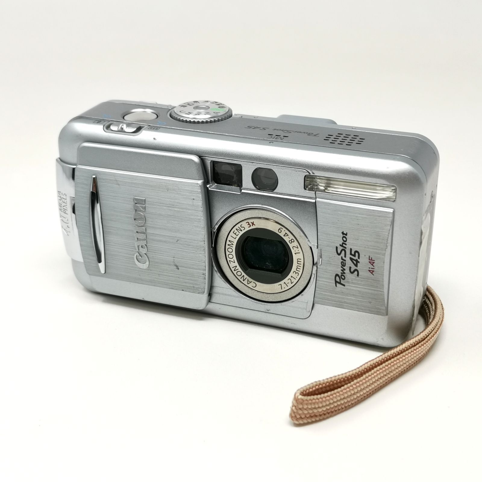 Canon PowerShot S45 シルバー ジャンク カメラ コンデジ メモリー