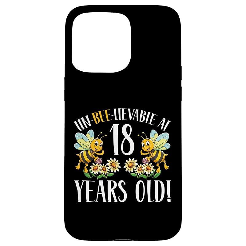【新品】 18歳の誕生日 蜂 18歳 蜂好き スマホケース iPhone 15 Pro Max 用 0