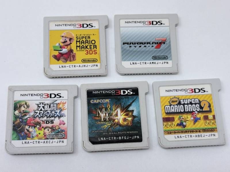 3DS 5本セット】マリオカート7 / NEW スーパーマリオブラザーズ2