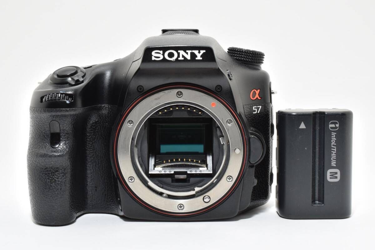 ☆良品☆ ソニー SONY α57 ボディ SLT-A57 ブラック Y0612#H2735