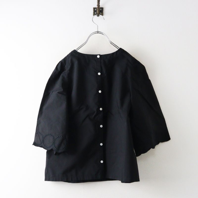 正規品　ミナペルホネン　タンバリン　ブラウス　半袖 トップス サークル　刺繍 2025SS ミナペルホネン mina perhonen tambourine フレアスリーブ