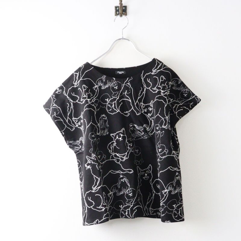 美品 2022SS マーブルシュッド marble SUD EMB Shiba 刺繍 カットソー
