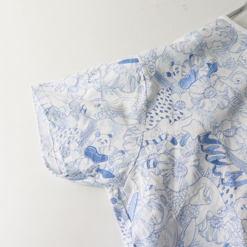 美品 2021MD マーブルシュッド marble SUD EMB Members 刺繍 S/S Tee