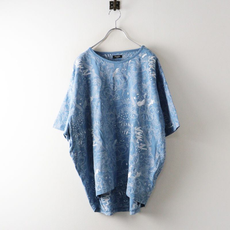 美品 2021MD マーブルシュッド marble SUD EMB Members 刺繍 S/S Tee