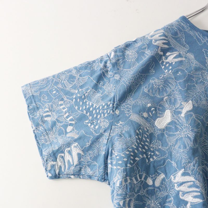 美品 2021MD マーブルシュッド marble SUD EMB Members 刺繍 S/S Tee