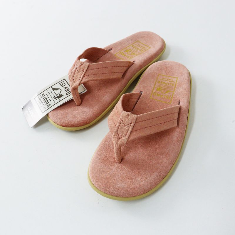 アイランドスリッパ ISLAND SLIPPER スエード トングサンダル 6(約23.5～24cm) ピンク／服飾 くつ ビーチサンダル【2400015187617】