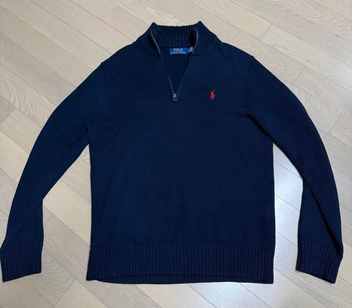 正規品 ポロ ハーフジップ ニット