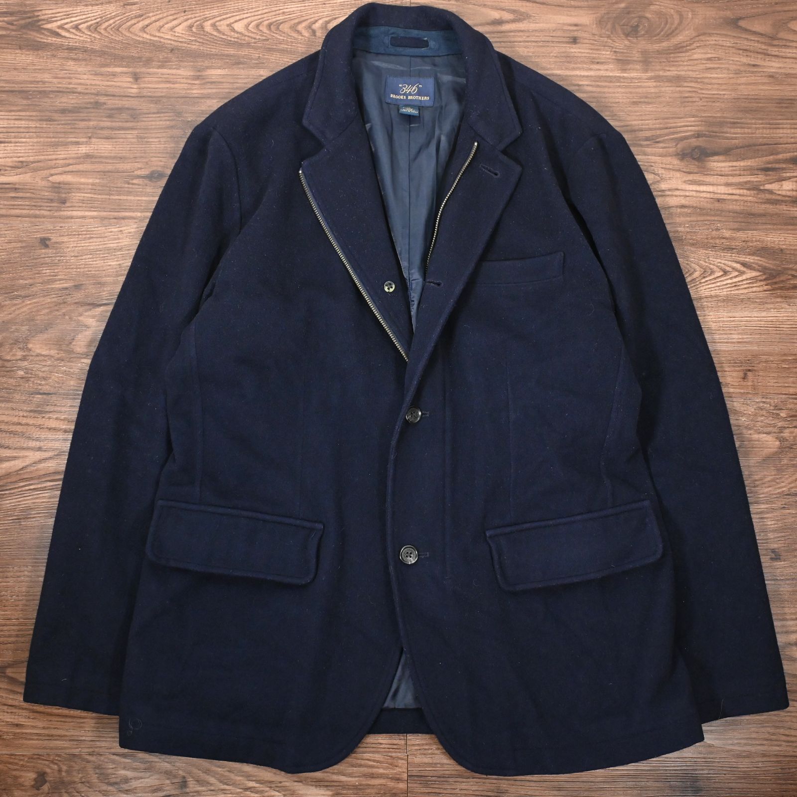Brooks Brothers ブルックスブラザーズ346 ウールジャケット ネイビー
