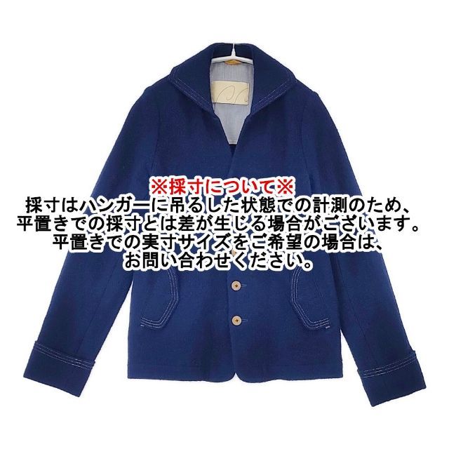 Pal'las Palace ウール サイズ3 日本製 ジャケット ブルー レディース
