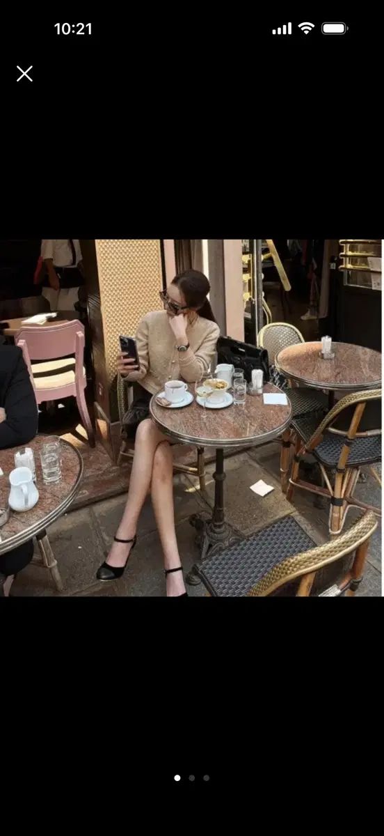 THE LAURENT パールシークエンス ニットカーディガン 18,962円