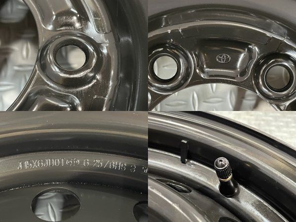 新車外し】TOYOTA トヨタ 200系ハイエース 純正ホイール/純正スチール