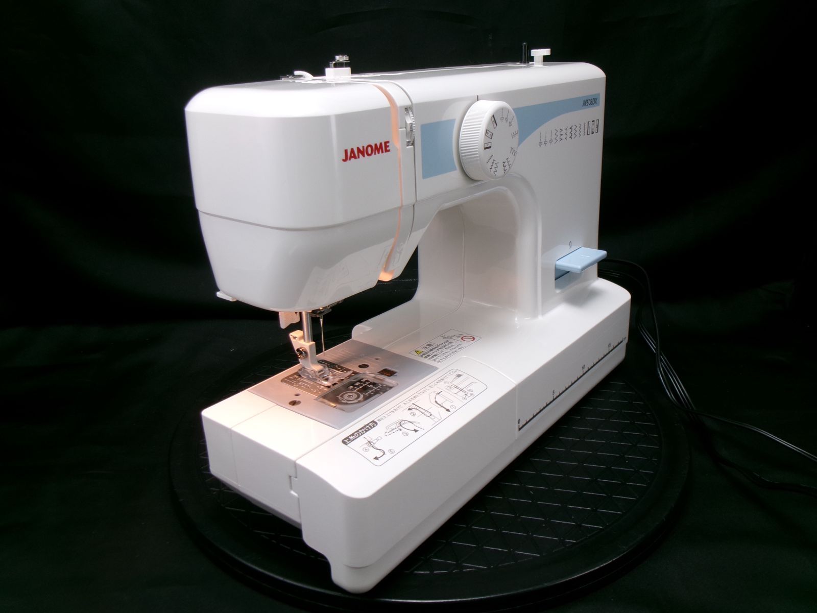 ☆フットコントローラータイプ☆ジャノメ家庭用ミシン JN508DX ☆美品