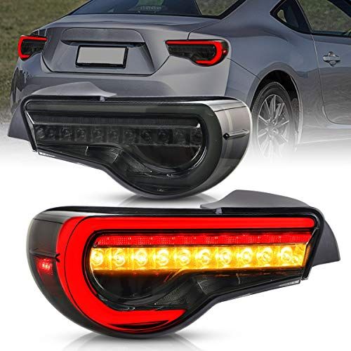 K◆VLAND トヨタ 86 ZN6 テールランプ スバル BRZ ZC6 流れるウインカー 左右2点セット テールライト LED 2012-2020年 スモーク For Toyota 86 Taillights 2012-2020 3e6124e2