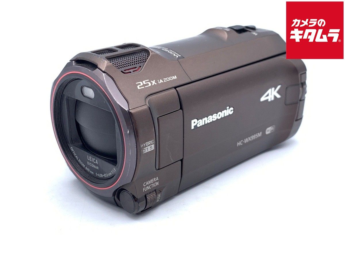 【中古】 【並品】 パナソニック デジタル4Kビデオカメラ HC-WX995M-T ブラウン