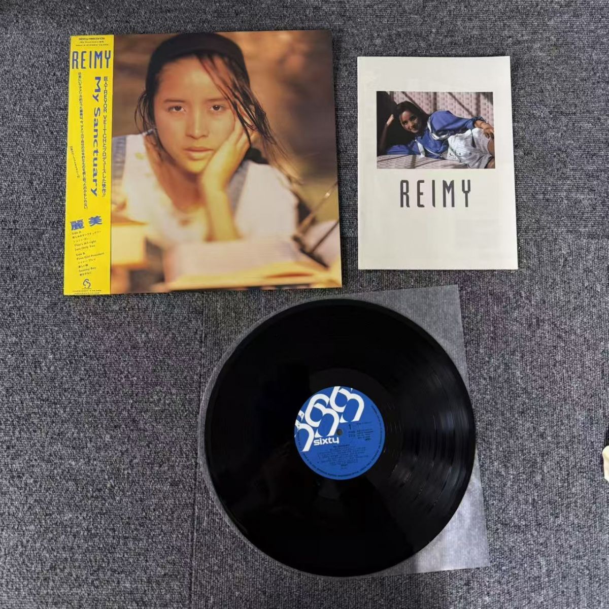 帯付き 国内盤 麗美/MY SANCTUARY/SIXTY 28SL5 レコード/record/LP