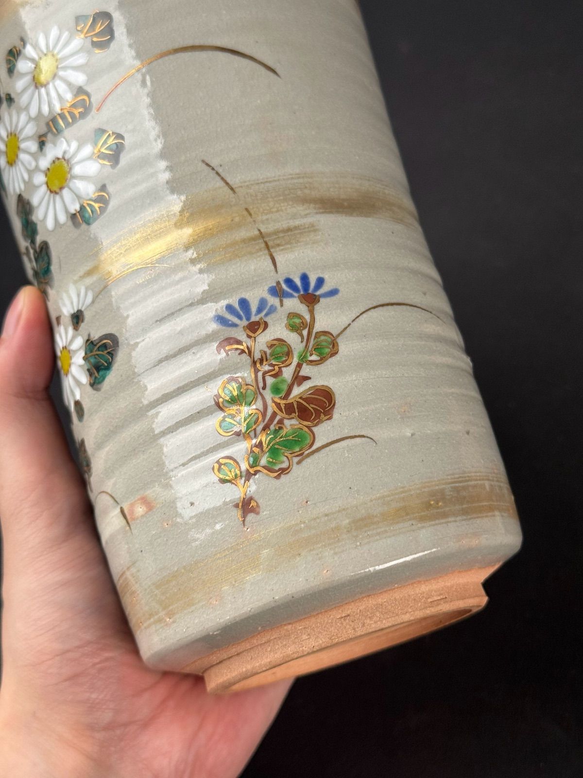 橋本紫雲 平安 乾山写 菊 中置水指 共箱 茶道具 抹茶碗 骨董 - メルカリ