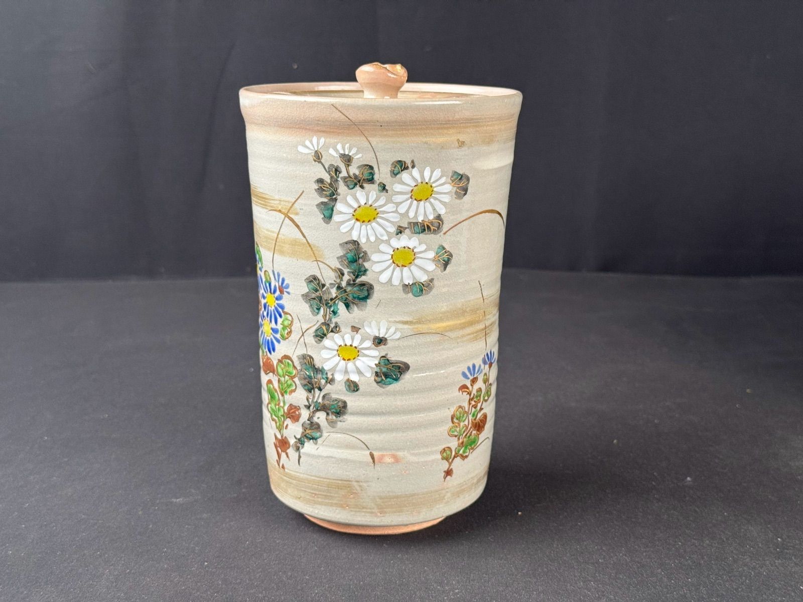 橋本紫雲 平安 乾山写 菊 中置水指 共箱 茶道具 抹茶碗 骨董 - メルカリ